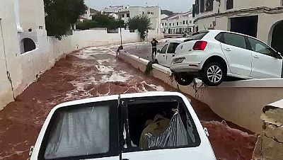 Los efectos de la DANA en Baleares: inundaciones, carreteras cortadas y vuelos cancelados