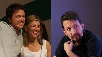 Díaz, Iglesias y Errejón llaman a la movilización el 19J y arropan a Nieto juntos, pero no revueltos