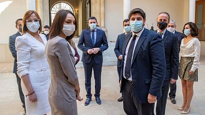 Los diputados disidentes de Ciudadanos toman posesión de sus cargos y se incorporan al Gobierno murciano