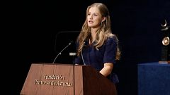 La princesa Leonor reconoce su 