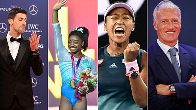 Djokovic, Biles, Osaka y la selección francesa de fútbol vencen en los Laureus 2019 Djokovic, Biles, Osaka y la selección francesa de fútbol vencen en los Laureus 2019