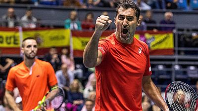 El dobles serbio confirma la eliminación de España