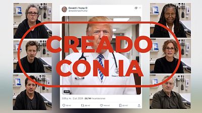 Un falso doctor Trump cura el síndrome anti-Trump a varias estrellas críticas con él