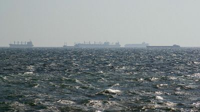 Desaparecida la tripulación de un barco en el mar Negro tras un ataque con drones a dos buques mercantes