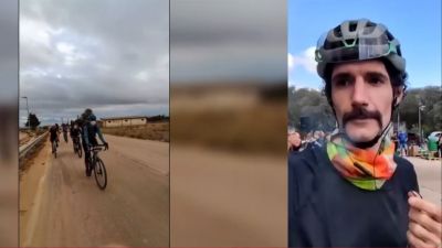 Juan Dual y su ejército de bicicletas: 400 km de solidaridad para ayudar a los afectados por la DANA