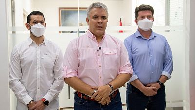 Iván Duque sale ileso de un atentado contra el helicóptero presidencial colombiano
