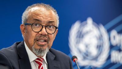 El director general de la Organización Mundial de la Salud (OMS), Tedros Adhanom Ghebreyesus, ofrece una rueda de prensa para hablar de los asuntos sanitarios globales más urgentes