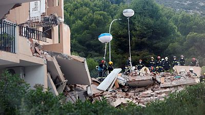 El edificio derrumbado en Peñíscola, construido hace 30 años, colapsó como "un dominó"
