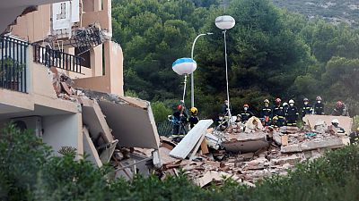 El edificio derrumbado en Peñíscola, construido hace 30 años, colapsó como "un dominó"