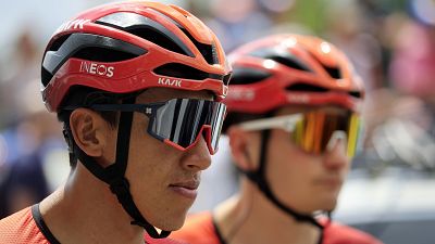 Egan Bernal se rompe la clavícula en la Clásica de Jaén y trunca su gran arranque de temporada