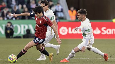 El Elche reacciona y suma un punto ante Osasuna