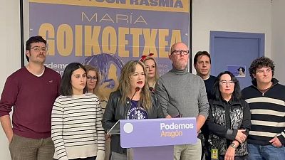 Podemos-AV se desploma y pierde su único escaño: "Es un mal resultado para la pluralidad política en Aragón"