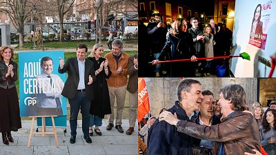 Las mejores fotos de la campaña de las elecciones en Castilla y León 2026 y los actos de los políticos