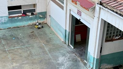 El lloc on va tenir lloc el crim d'una dona a l'Hospitalet de Llobregat. (ACN | Jordi Pujolar) El lloc on va tenir lloc el crim d'una dona a l'Hospitalet de Llobregat. (ACN | Jordi Pujolar)