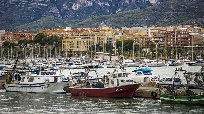 Vaixells de pescadors al port de la Ràpita Vaixells de pescadors al port de la Ràpita