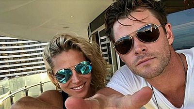 Elsa Pataky y Chris Hemsworth buscan aventuras en Australia