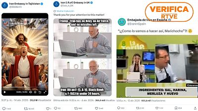 De la 'slopaganda' a la 'jajaganda': las embajadas de Irán explotan el poder del humor en medio de la guerra