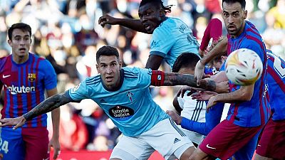 El Barça desperdicia una ventaja de tres goles en Vigo y empata ante el Celta