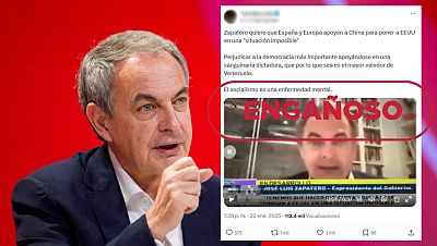 Este vídeo de Zapatero defendiendo que China y la UE “pongan a EE.UU. en una situación imposible” no es actual Este vídeo de Zapatero defendiendo que China y la UE “pongan a EE.UU. en una situación imposible” no es actual