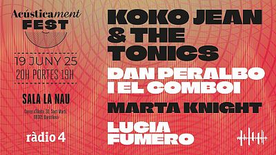 Aconsegueix entrades per a l'Acústicament Fest 2025!