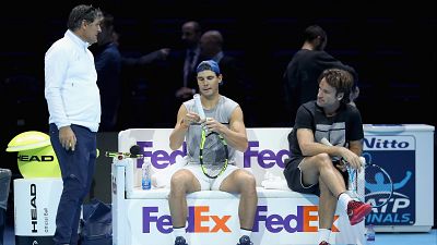 Toni Nadal y Carlos Moyà, los entrenadores de Rafa Nadal, explican su leyenda antes del homenaje de Roland Garros