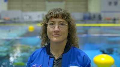 Christina Koch, en su vuelo hacia la ISS: "Eres una cosa diminuta en medio en la inmensidad del espacio"