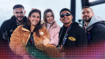 El equipo de baile español descubre el 'Top of Europe' en su visita a Jungfraujoch