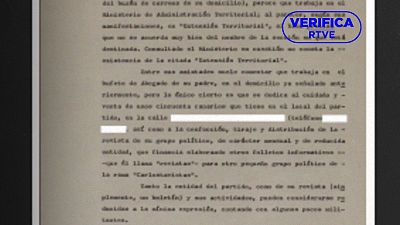 Un error elude la censura en cuatro documentos desclasificados