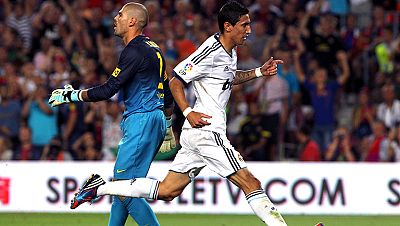 En un minuto se pasó en el Camp Nou del 4-1 al 3-2. El error de Valdés ante Di maría deja la eliminatoria abierta para el partido de vuelta.