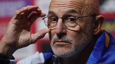 De la Fuente, "afortunado" de tener a Rodri y Zubimendi "dos de los mejores pivotes del mundo" -- Ver ahora De la Fuente, "afortunado" de tener a Rodri y Zubimendi "dos de los mejores pivotes del mundo" -- Ver ahora