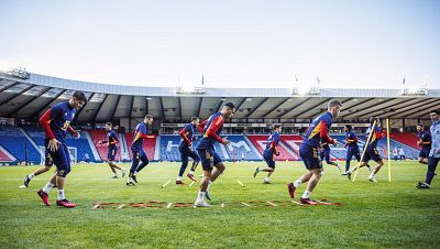 Luis de la Fuente, antes del Escocia - España: "Les veo con hambre de hacer algo importante" Luis de la Fuente, antes del Escocia - España: "Les veo con hambre de hacer algo importante"