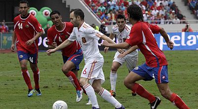 Empate 'in extremis' a Costa Rica