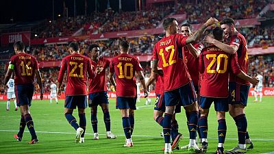 España cierra el parón con otra goleada a Chipre y ya mira a Escocia por el liderato de grupo