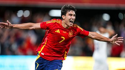 España - Finlandia: gol de Gonzalo (2-1, 94') | Sub-21 - Fútbol | Ver
