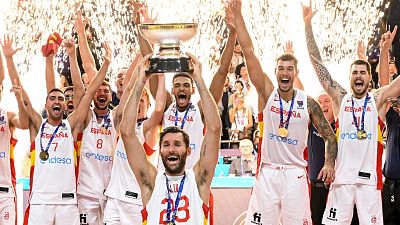 El sueño de España en el Eurobasket se convierte en dorado con un Juancho Hernángomez estelar