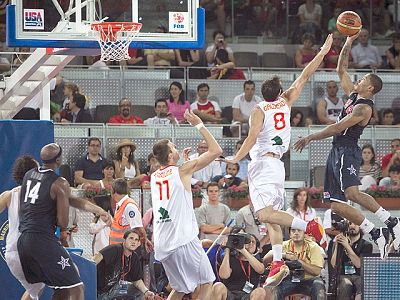 La selección española de baloncesto perdió por 85-86 frente a EEUU en la caja Mágica en eúltomo partido de preparación antes del mundial de Turquía.
