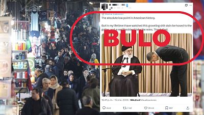 Esta foto de Barack Obama con el ayatolá Jamenei es un montaje