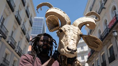 'La Estampida' llega a Madrid para denunciar el cambio climático