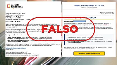 No es un correo de la plataforma 'Mi carpeta ciudadana", es un fraude