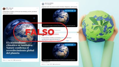 El reverdecimiento de la Tierra no cuestiona la existencia del cambio climático El reverdecimiento de la Tierra no cuestiona la existencia del cambio climático