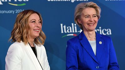 Las tres lideresas en la Unión Europea: Meloni, Le Pen y Von der Leyen