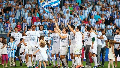 El gol de Rondón llevó la locura a La Rosaleda, que celebró a lo grande la histórica clasificación de su equipo para la Champions League de la próxima temporada. El gol de Rondón llevó la locura a La Rosaleda, que celebró a lo grande la histórica clasificación de su equipo para la Champions League de la próxima temporada.