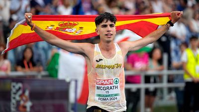 Paul McGrath consigue la plata en los 20 kilómetros marcha | Ver