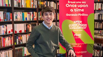 Eurovisión Junior 2025: Gonzalo Pinillos, un viaje de ensueño de Madrid a Tiflis a través de los libros