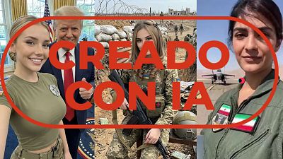 La IA para crear mujeres militares: la falsa influencer trumpista