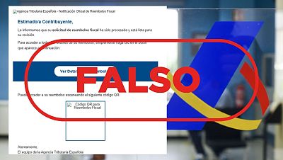 La Agencia Tributaria no te envía este email con un QR para acceder a un reembolso, es un fraude