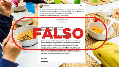 Este comunicado atribuido a un colegio de Oviedo que pide no llevar carne de cerdo a clase es falso Este comunicado atribuido a un colegio de Oviedo que pide no llevar carne de cerdo a clase es falso