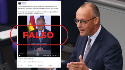 Merz no llama "idiotas" a quienes califican de "genocidio" la masacre en Gaza en el vídeo Merz no llama "idiotas" a quienes califican de "genocidio" la masacre en Gaza en el vídeo