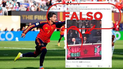 Mundial 2026: No es la reacción de Infantino al gol de Ferran, es un partido anterior Mundial 2026: No es la reacción de Infantino al gol de Ferran, es un partido anterior