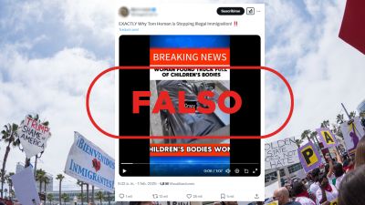 No son imágenes actuales de un camión con cadáveres de niños en México, es falso No son imágenes actuales de un camión con cadáveres de niños en México, es falso